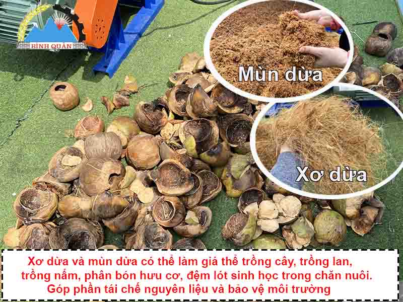 mùn dừa xơ dừa