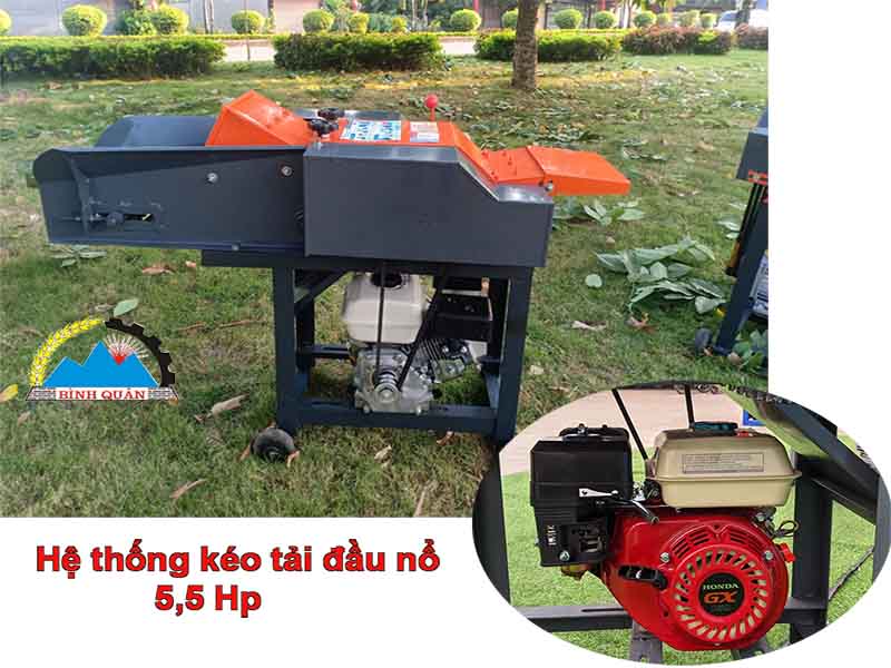 máy băm cỏ G250 đầu nổ-6